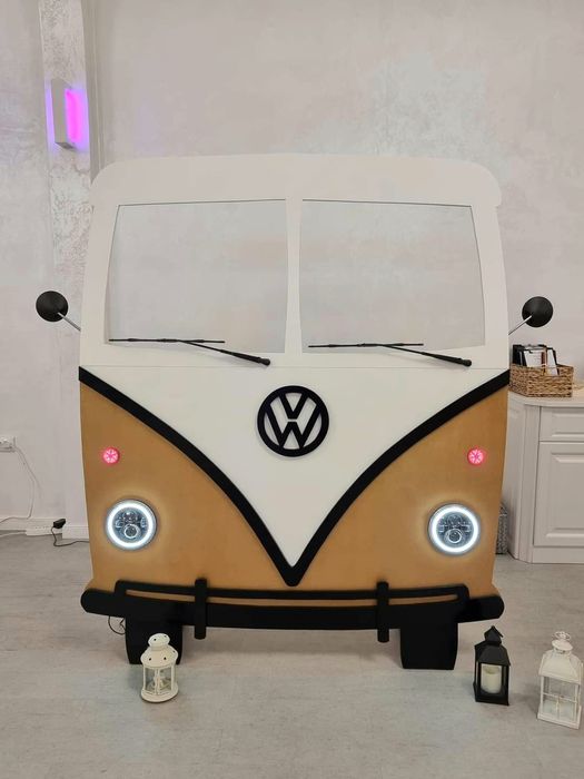 Panou poze evenimente nunta botez cununie majorat petrecere VW T1 auto