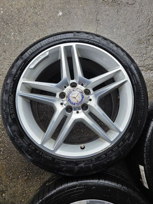 Джанти с гуми Mercedes W204 АМG Спорт Пакет Borbet К4 17' ОРИГИНАЛНИ