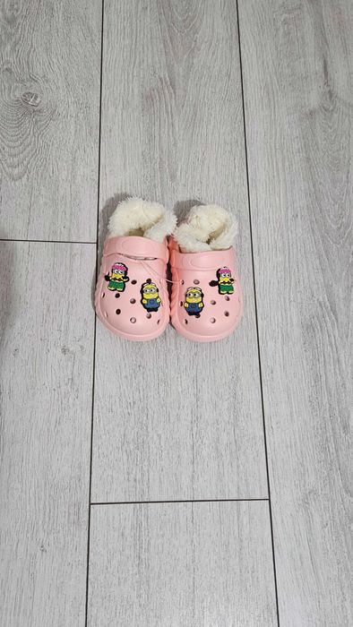 Papuci crocs roz, marime 22