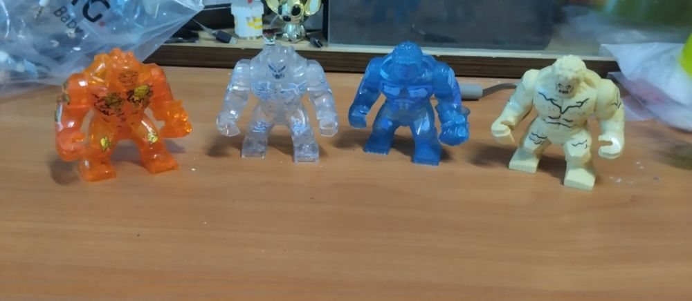 Большие фигурки Лего: Веном, Халк, Танос, Карнаж, Мстители, Бейн