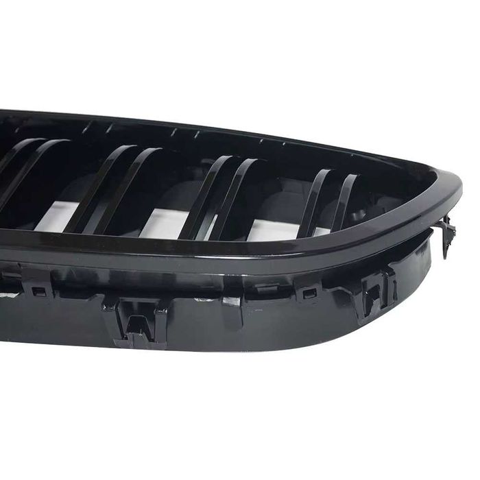 Бъбреци с двойни ребра черен лак за BMW серия 5 F10 F18 2010 до 2017