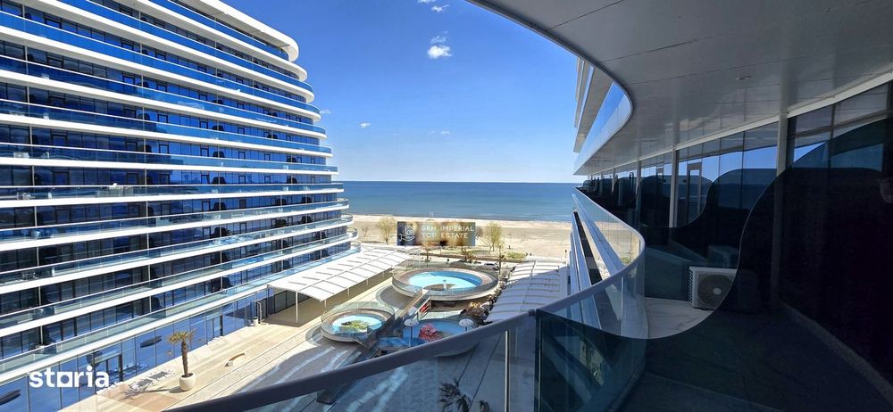 Apartament 2 camere White Titanic Mamaia Nord Vedere Frontala la mare — fotografia 1