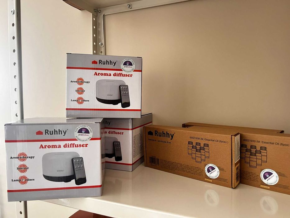 Комплект от етерични масла 6 броя по 10 мл./олио за дифузер