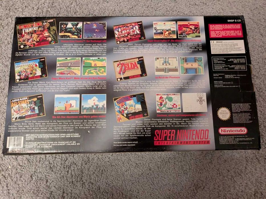 Joc tv super nintendo snes original in cutie stare buna