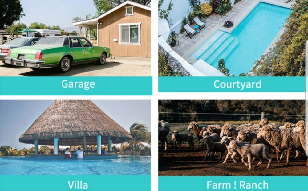 Camera supraveghere 4G cu panou solar microfon difuzor V380 PRO