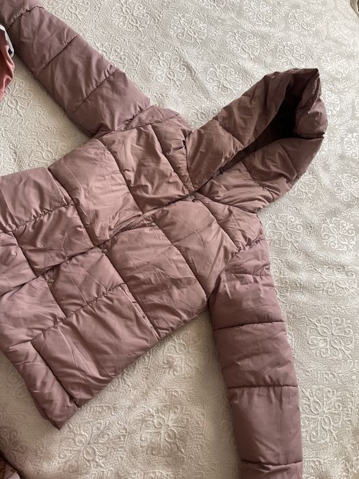 Осенняя куртка розовая