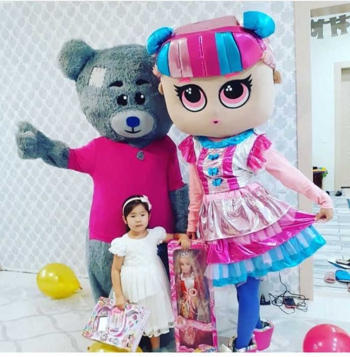 Аниматоры Мишки, Зайка, Лол, и др