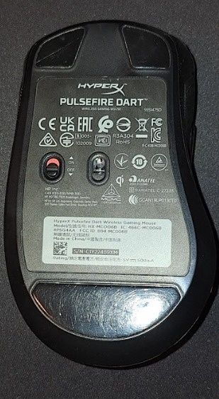 Vand: HyperX Pulsefire Dart