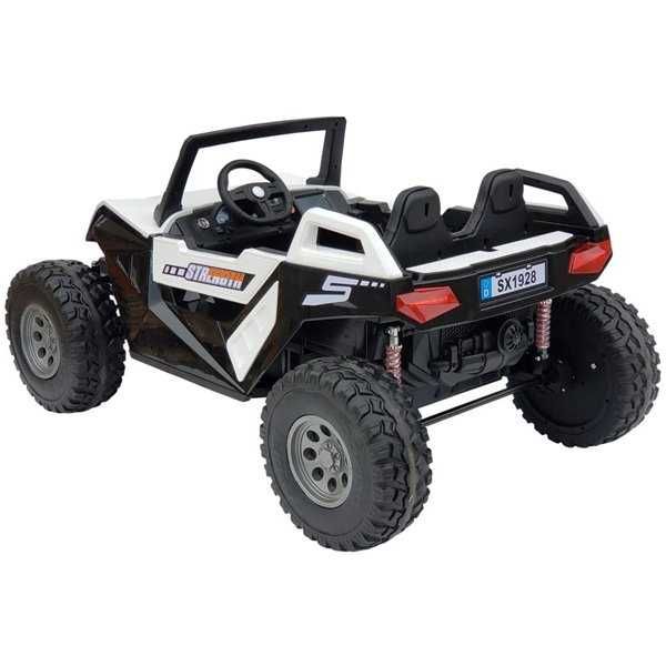 UTV electric pentru 4 copii, Kinderauto Buggy XXL 500W 24V 14Ah white