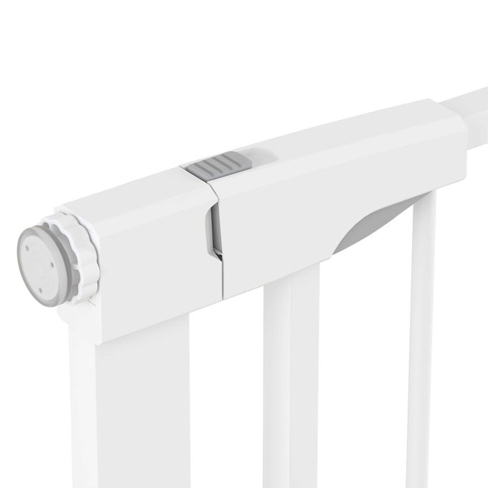 Poartă de Siguranță PRO 180°  75-82cm ALB pentru Animale si Copii