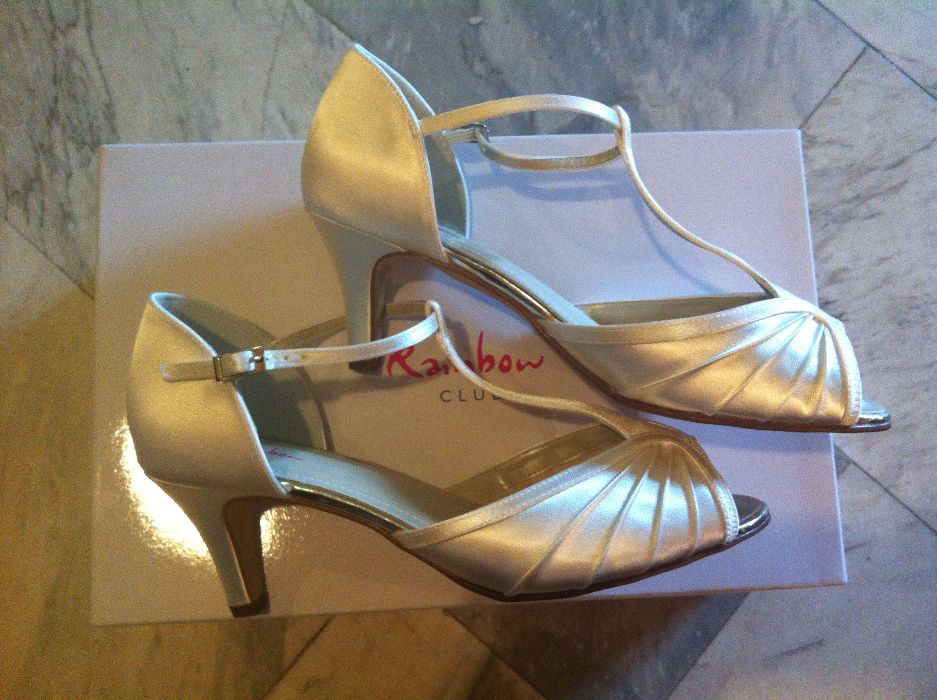 Нови официални обувки Rainbow Club, 36.5 номер, за булка/абитуриентка