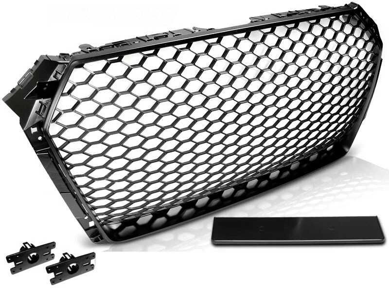 Grila Centrala Audi A4 B9 RS Design Suport Emblema 2015-2019