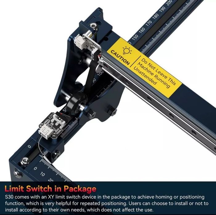 SCULPFUN S30 PRO Лазер за гравиране и рязане с обучение и Bluetooth