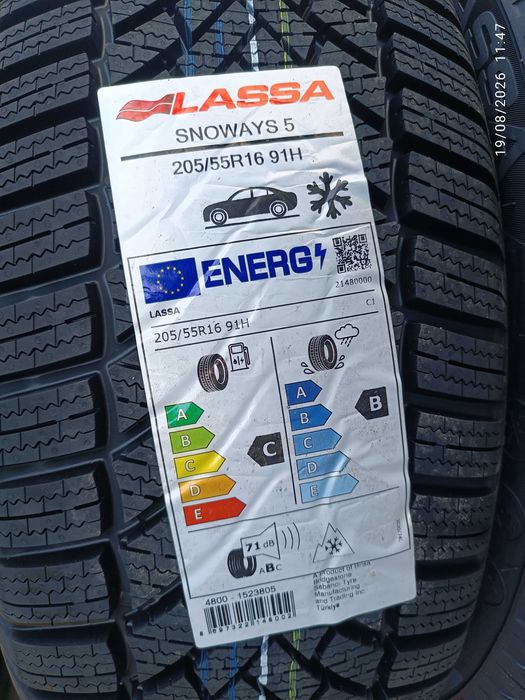 Зимни гуми 205/55/16 Lassa
