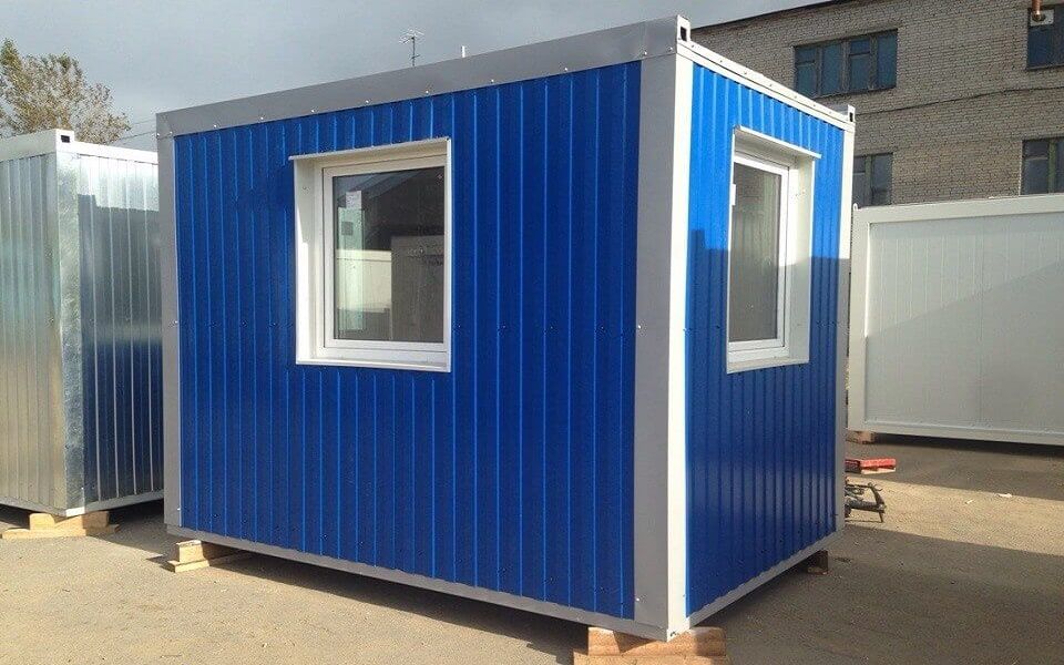 КПП ОХРАНА    Контейнер бутка