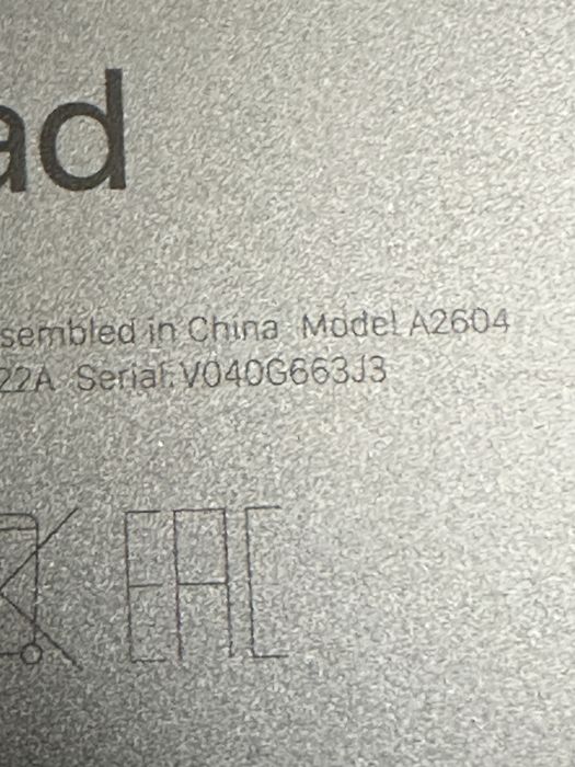 ipad gen 9 , 64 gb necesita touch