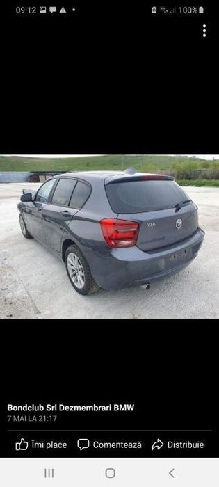 bmw 120d piese din dezmembrari