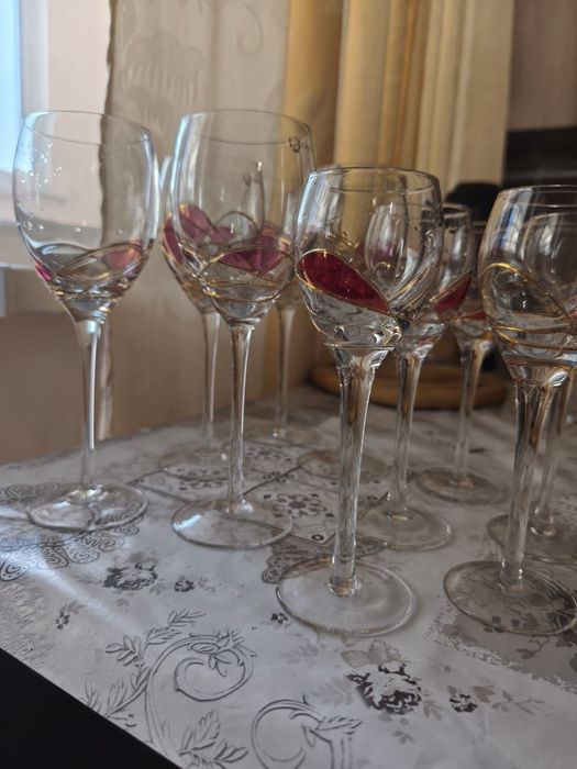 Фужеры и рюмки Bohemia.