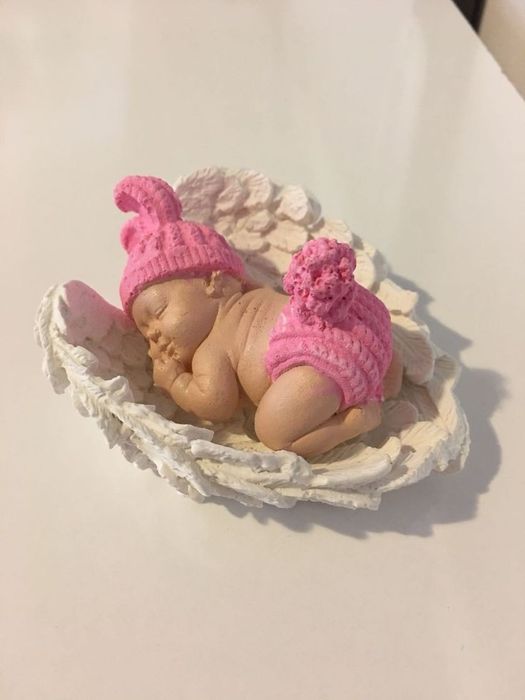 Mărturii de botez bebeluși pe aripi din săpun