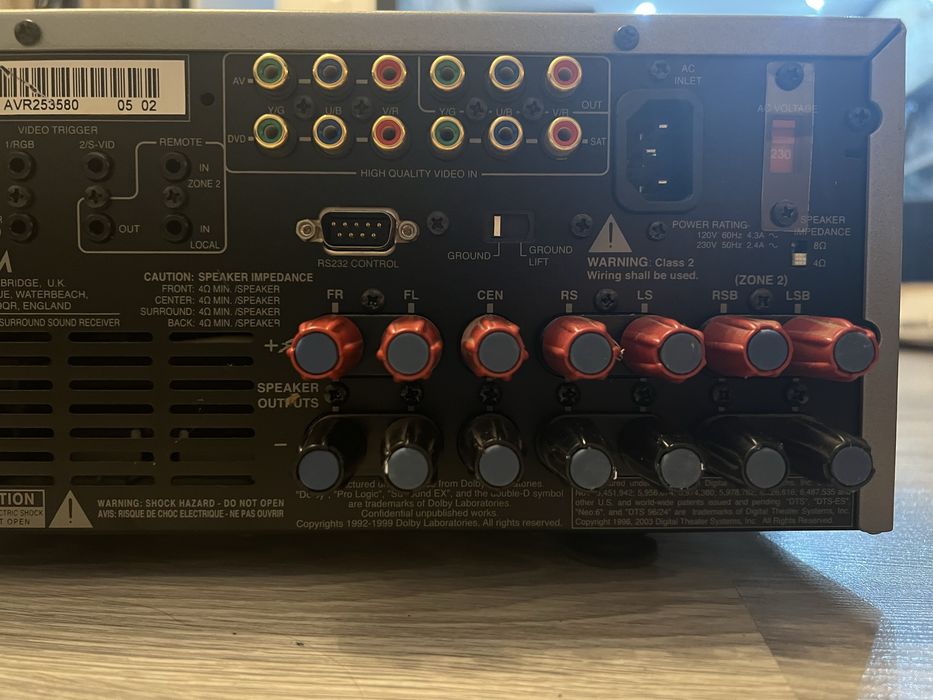 Receiver Amplificator Arcam AVR-250