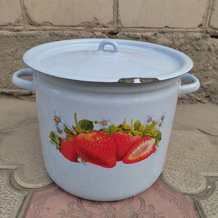 Кастрюля 10 литров, эмалированная