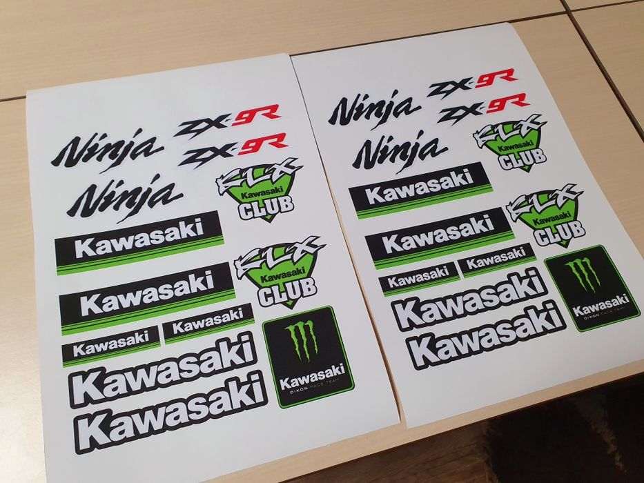 REDUCERE Stickere Kawasaki A3 sticker moto versys ninja yamaha