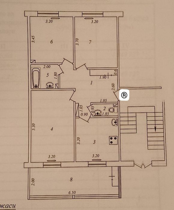 3 х комнатная Тузель м-в