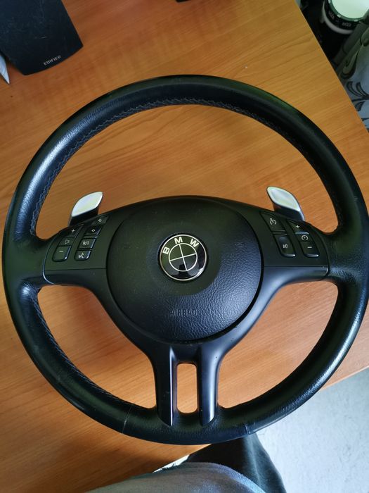 Volan sport cu padele BMW E46 / E39 / E53