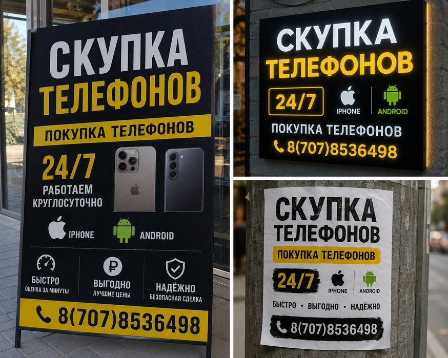 Скупка, покупка телефонов 24/7