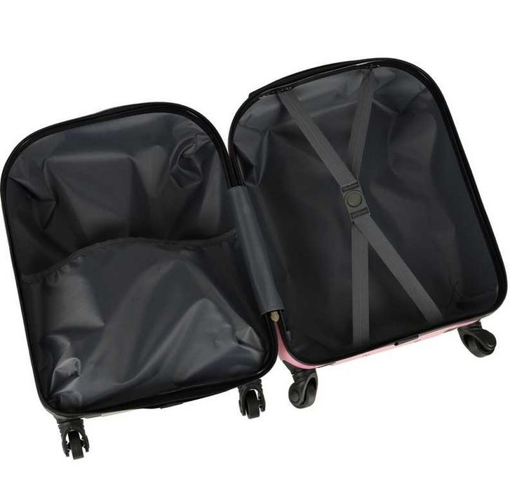 Детски твърд куфар за пътуване Лъв или Коте