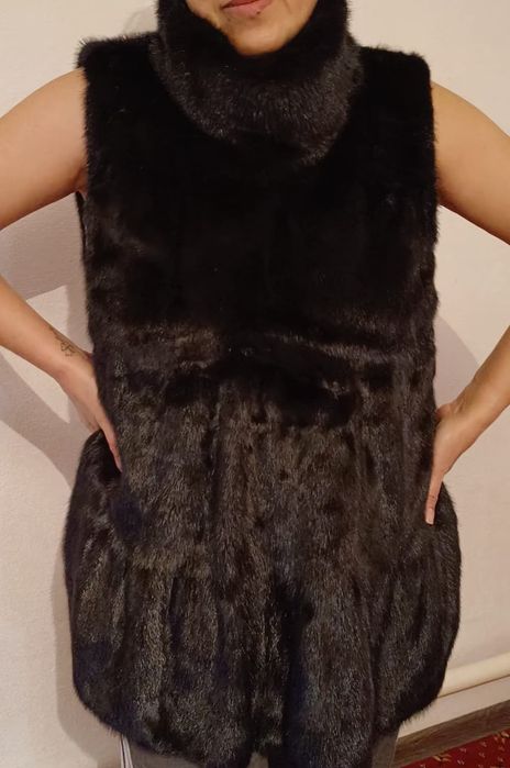 Норковая жилетка