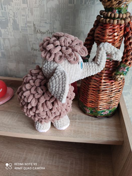 Мамонтёнок ручной работы