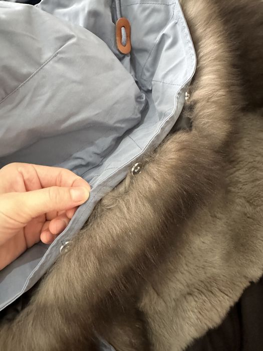 Парка натуральный мех