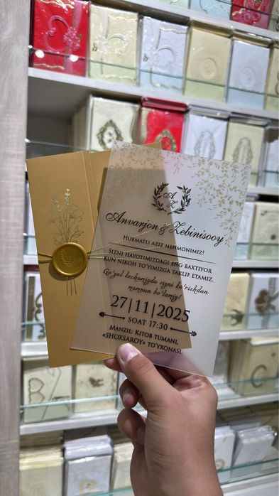 Taklifnoma tayyorlash | Пригласительные на заказ | Taklifnoma tashkent