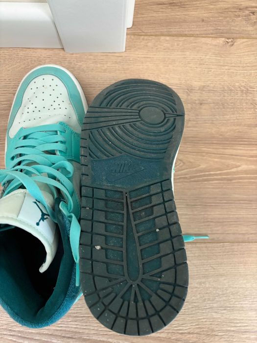Vand Air Jordan 1 Mid Bleached Turqouise-Marimea 42