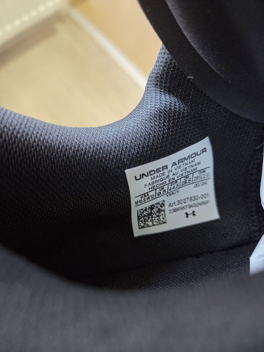 Adidasi baschet Under Armour Curry 12 "Dub Nation" Negru - Noi în cutie (Mărimea 44.5 EU/28.5 cm)