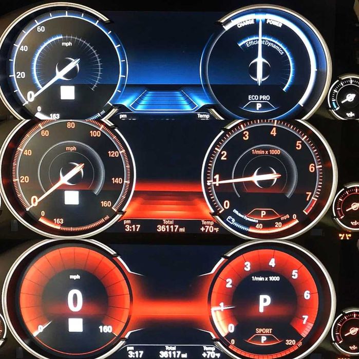 Ceasuri bord BMW f30 f31 f34 f32 f33 f36 full digitale montaj
