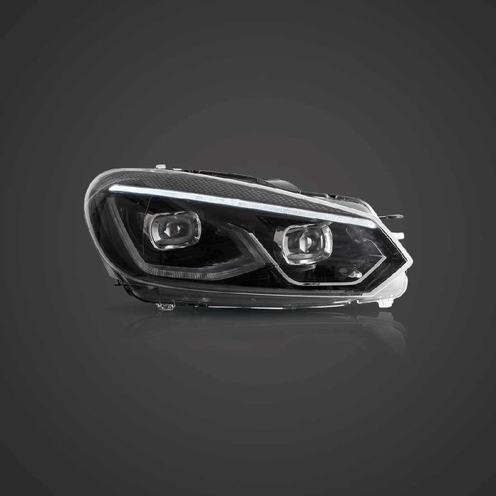 Тунинг led фарове за VW GOLF 6 (2008-2014) - черни! НОВО! НА СКАЛД!