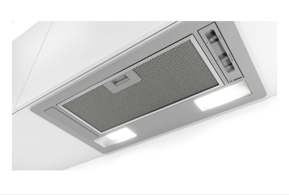 Аспиратор за пълно вграждане Bosch Серия 2, 53 cm Сиво