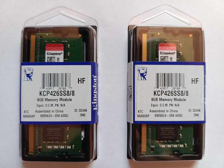 Memorie RAM SODIMM Kingston KCP426SS8/8 DDR4 8GB 2666MHz NOU / SIGILAT