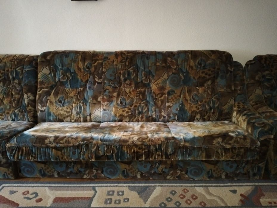 Canapea extensibilă (fost colțar) + fotoliu