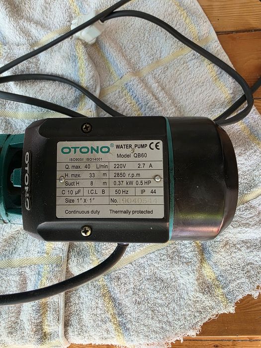 Насос водяной Модель QB60