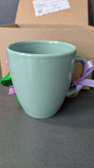 Чаша с декорация от полимерна глина