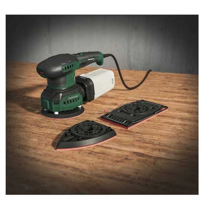 Parkside 3в1 Ексцентричен, Орбитален, Триъгълен Шлайф за шкурене