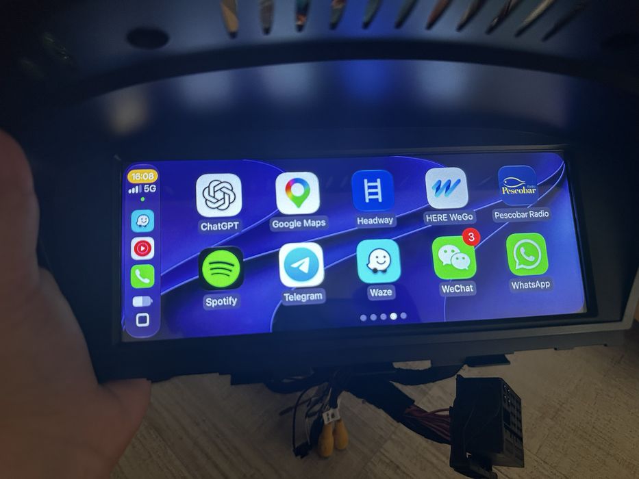 BMW E60/E90 navigatie dedicata Carplay/AndroidAuto WIRELESS