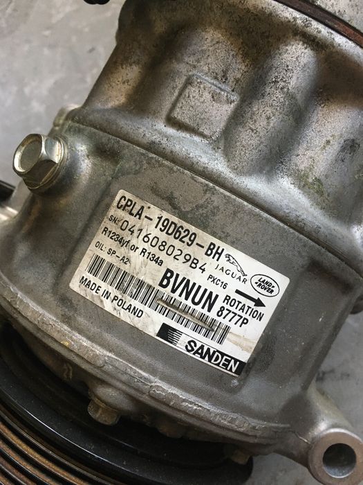 Compresor Ac Range Rover Evoque Discovery Sport Jaguar  2.0 d 16-22