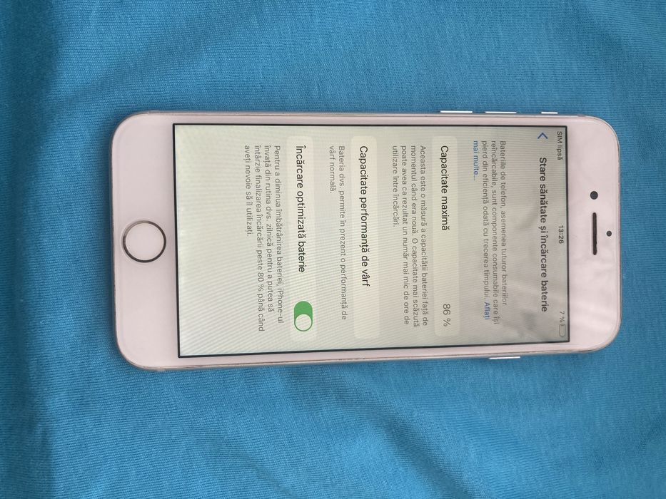 Iphone 8 alb 64gb . Stare perfecta.