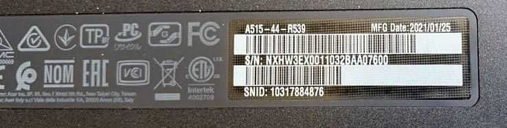 Laptop Acer Aspire 5 A515-44, AMD Ryzen 7 4700U,15.6" FHD, 16GB, 512GB