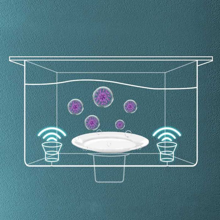 Ултразвкукова мултифункционална кухненска мивка 45см