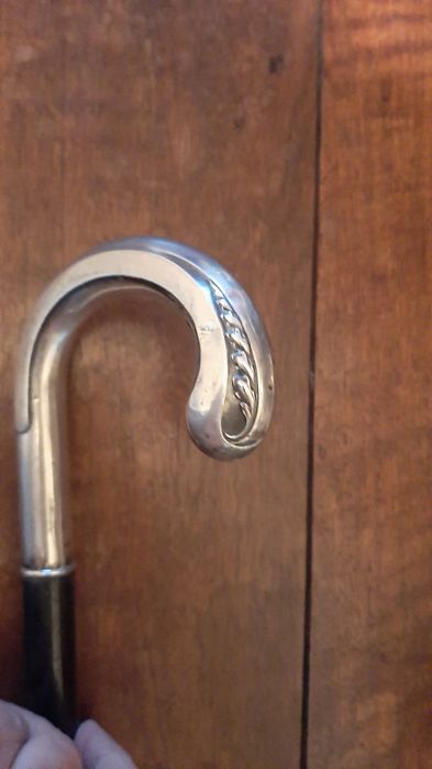 Baston vechi miner argint.